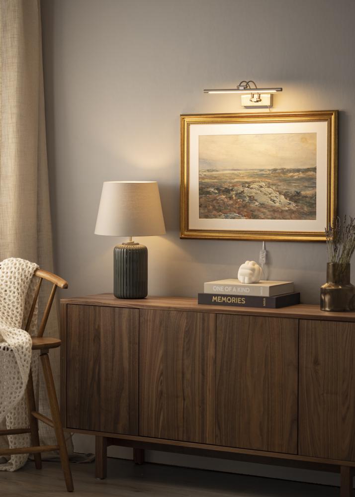 Gunnebo V962 LED osvetlení obrazu 37 cm - Nikl