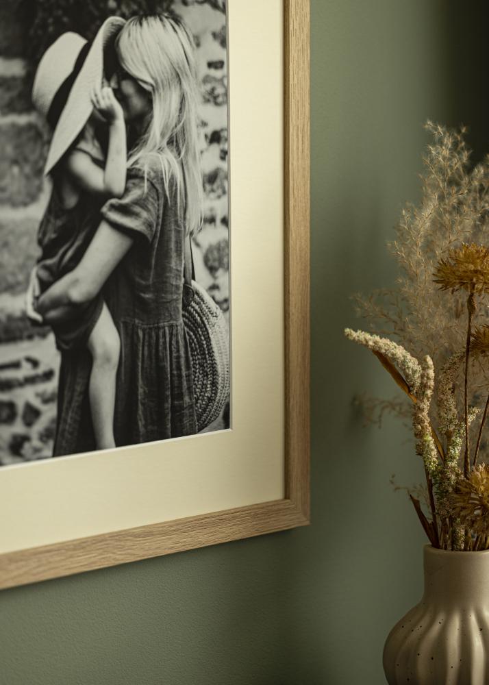 Pasparta Antique White Bílý stred 50x60 cm (39x49)