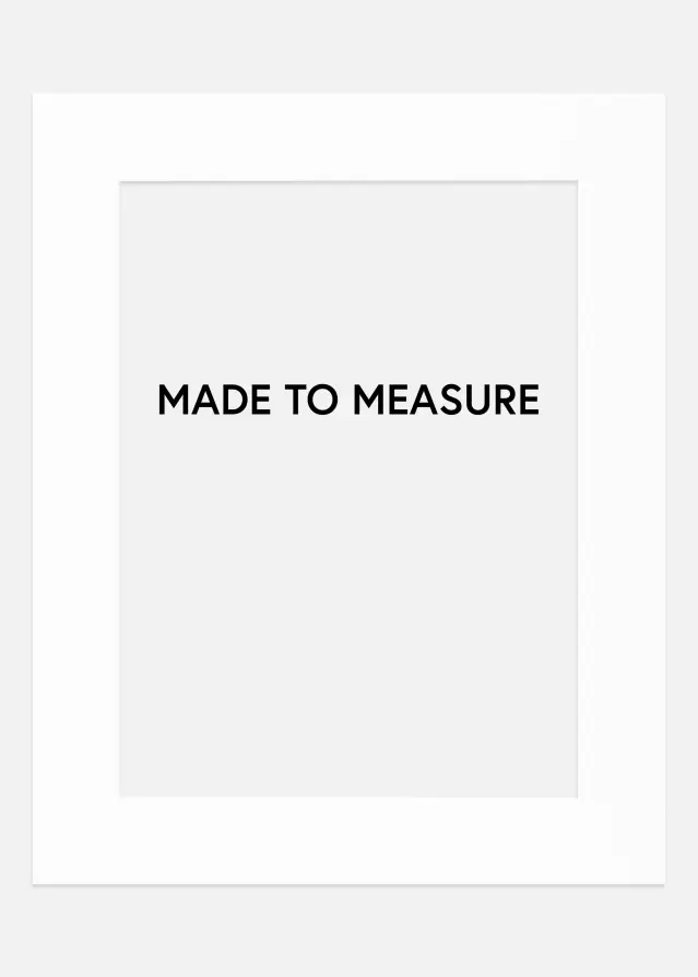 Pasparta Canson Bílá - Vyrobeno na míru Bílý stred