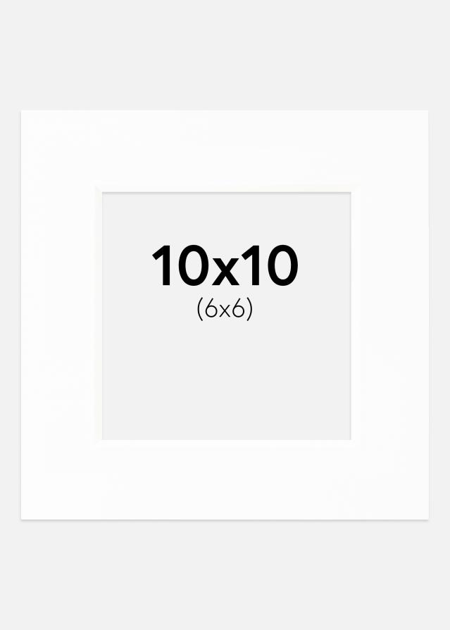 Pasparta Canson Bílá Bílý stred 10x10 cm (6x6)