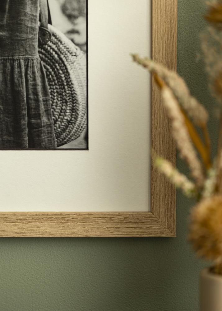 Pasparta Bílá Cerný stred 10x15 cm (4,5x6,5 cm)