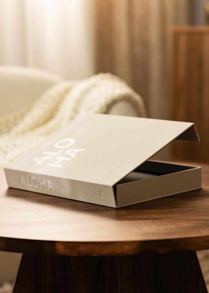 KAILA ALOHA - Coffee Table Photo Album (60 Cerná Strany / 30 listů)