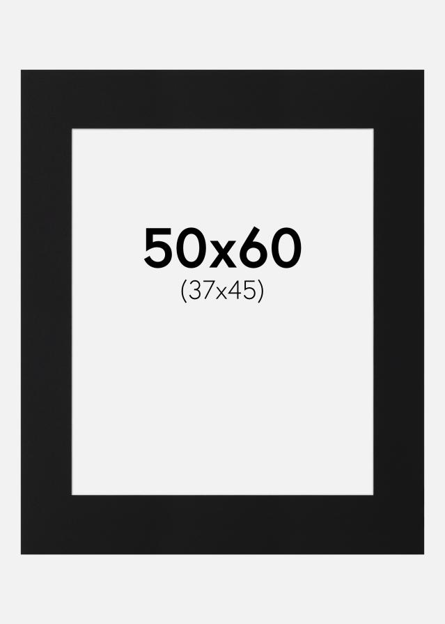 Pasparta Černý Standard (Bílé Jádro) 50x60 cm (37x45)