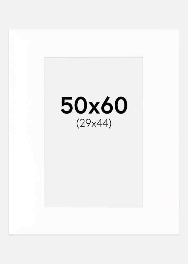 Pasparta Canson Bílá Bílý stred 50x60 cm (29x44)