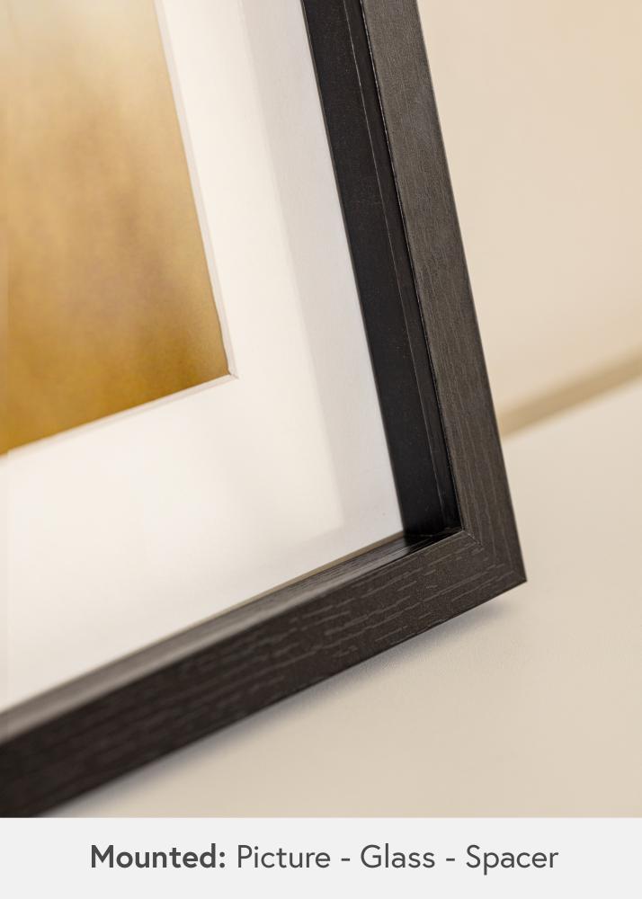 BGA Box rám Akrylové sklo Cerná 50x100 cm