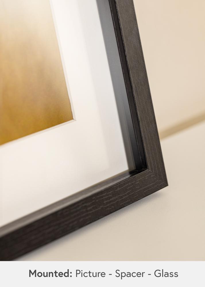 BGA Box rám Akrylové sklo Cerná 50x100 cm