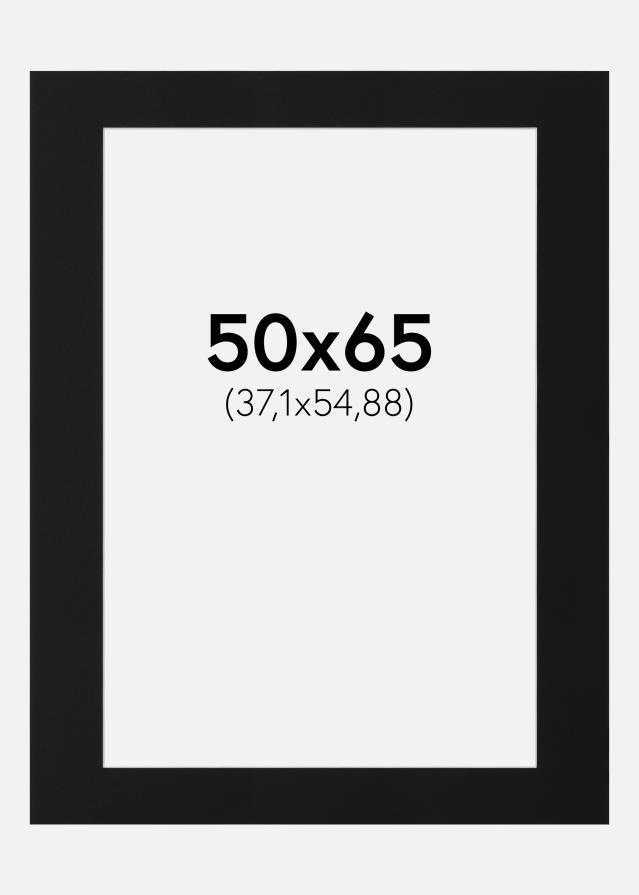 Pasparta Černý Standard (Bílé Jádro) 50x65 cm (37,1x54,88)