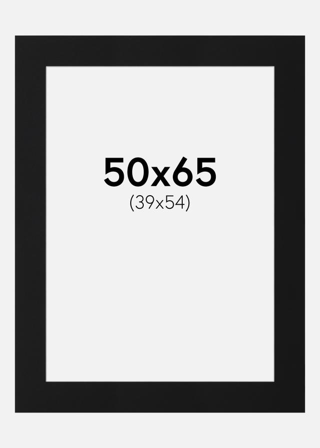 Pasparta Černý Standard (Bílé Jádro) 50x65 cm (39x54)