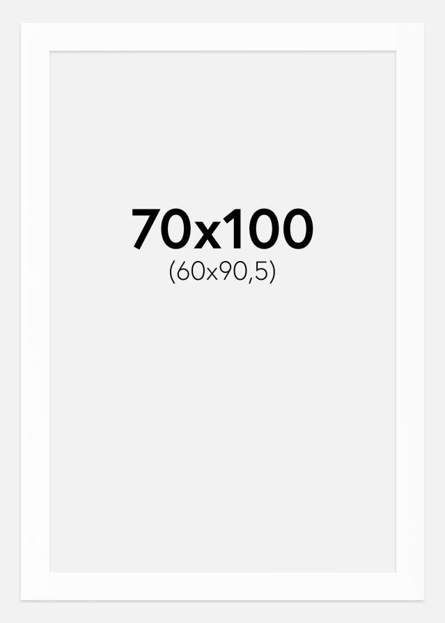 Pasparta Canson Bílá Bílý stred 70x100 cm (60x90,5)