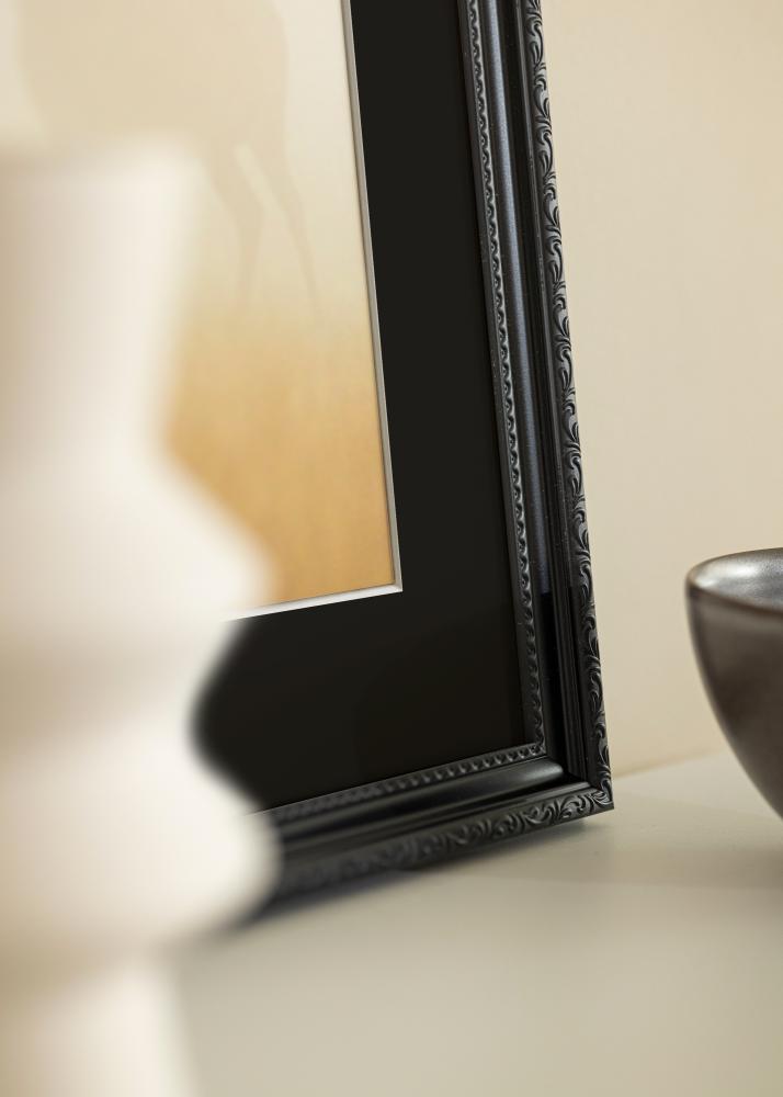 Rám Abisko Cerná 30x40 cm - Pasparta Cerná 18x27 cm