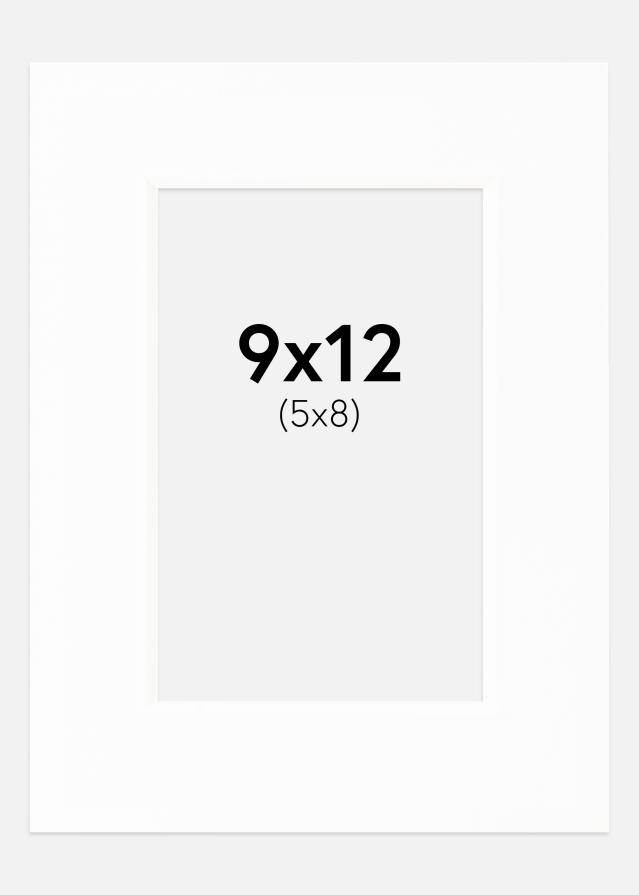 Pasparta Canson Bílá Bílý stred 9x12 cm (5x8)