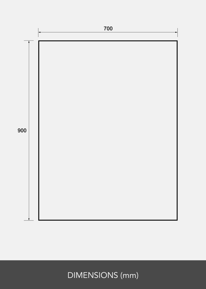 Zrcadlo Clarity 70x90 cm
