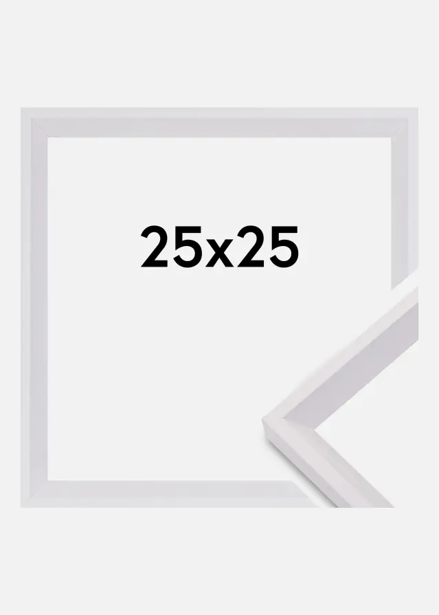 Rám Globe Akrylové sklo Bílá 25x25 cm