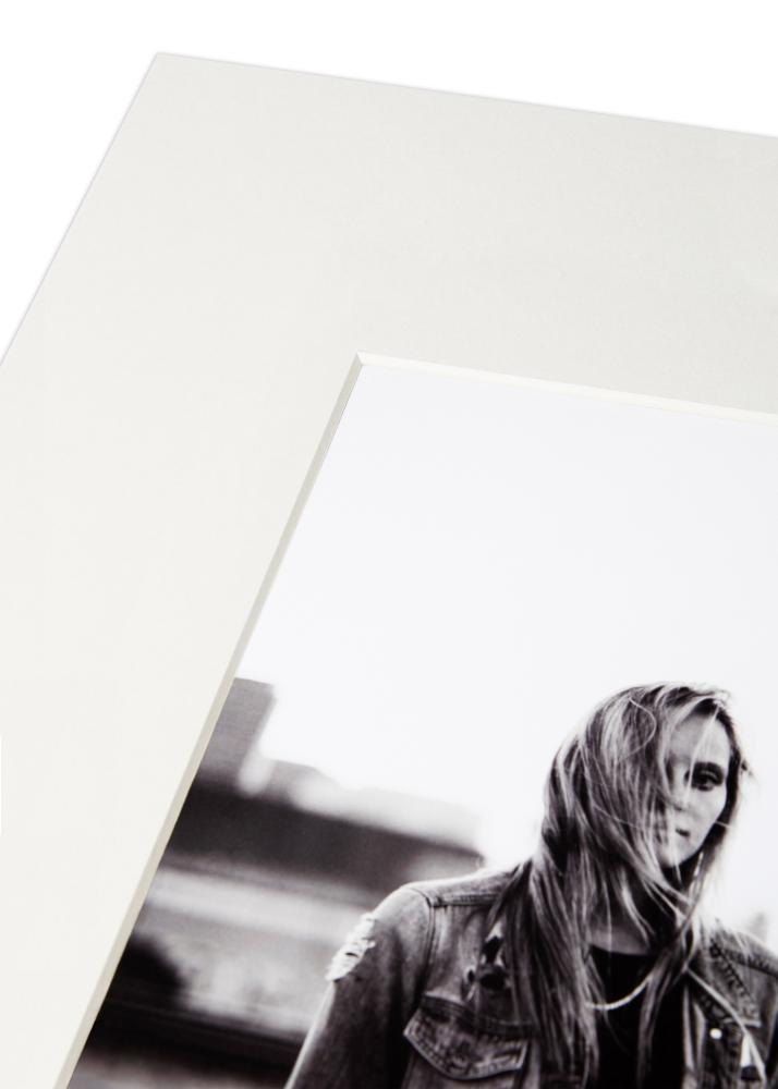 Pasparta XL Standardní Bílá Bílý stred 20x25 cm (9x14)