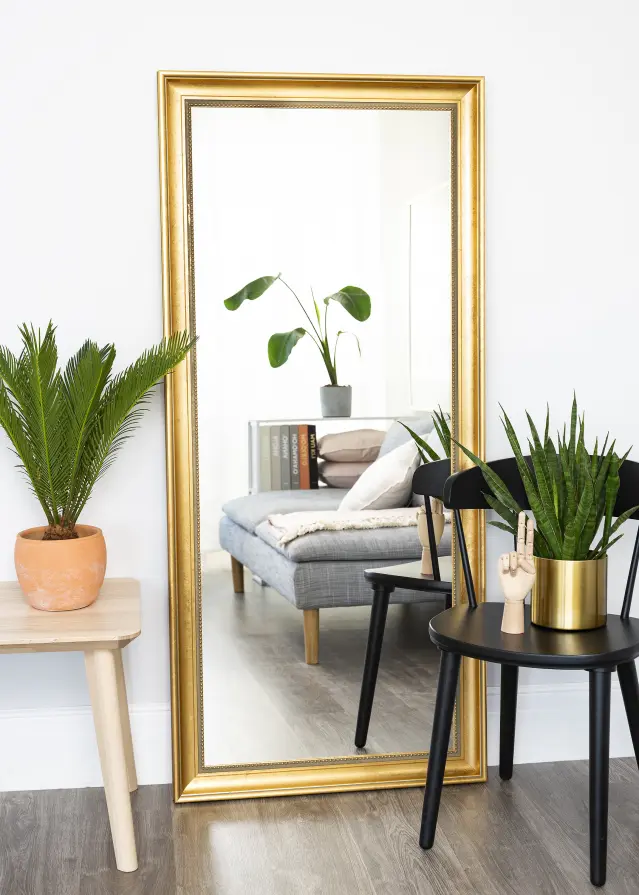 Zrcadlo Baroque Klasický Zlatá 60x150 cm