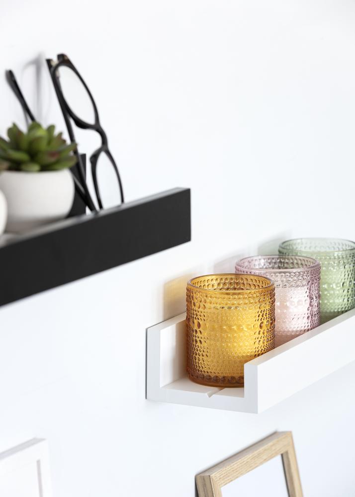 KAILA Polička na obrazy Černá 70 cm