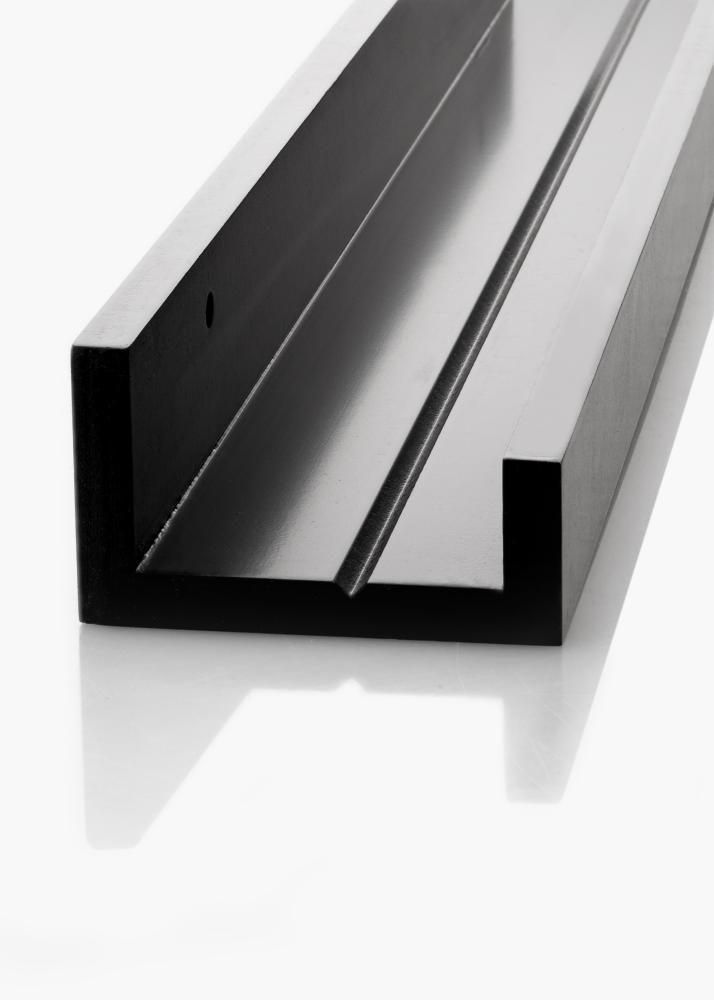 KAILA Polička na obrazy Černá 90 cm