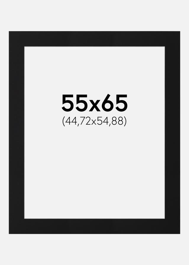 Pasparta Černý Standard (Bílé Jádro) 55x65 cm (44,72x54,88)