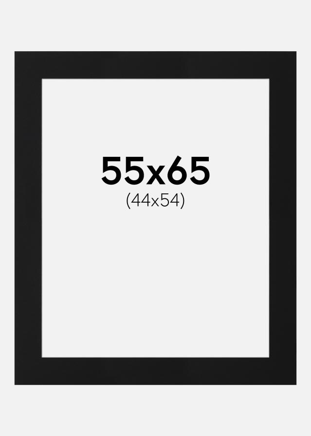 Pasparta Černý Standard (Bílé Jádro) 55x65 cm (44x54)