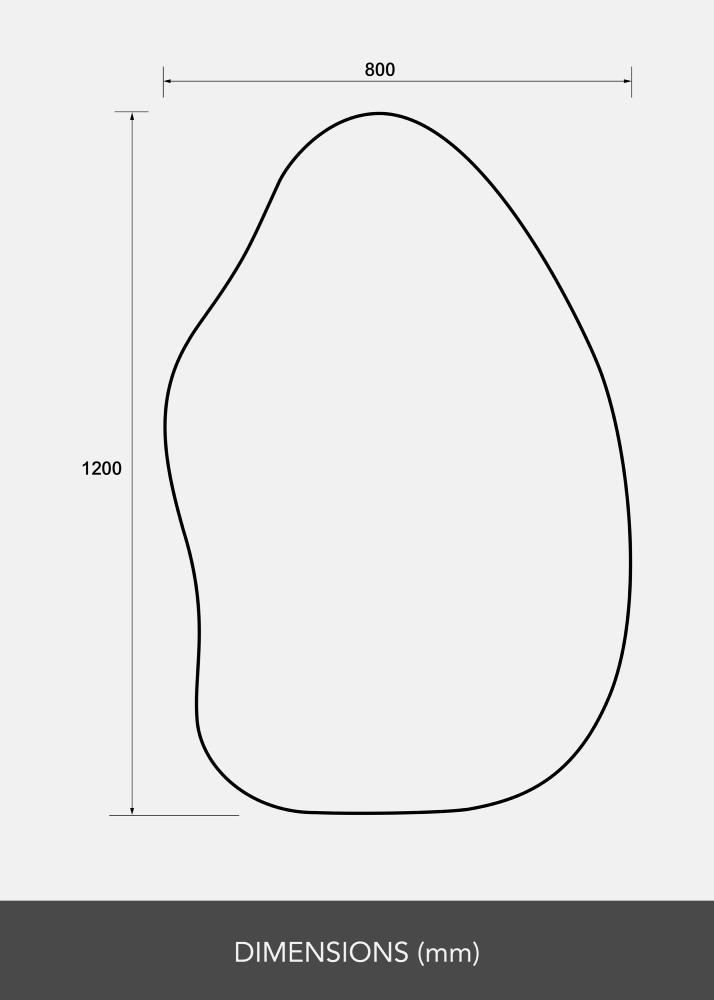 Zrcadlo Perspective 80x120 cm