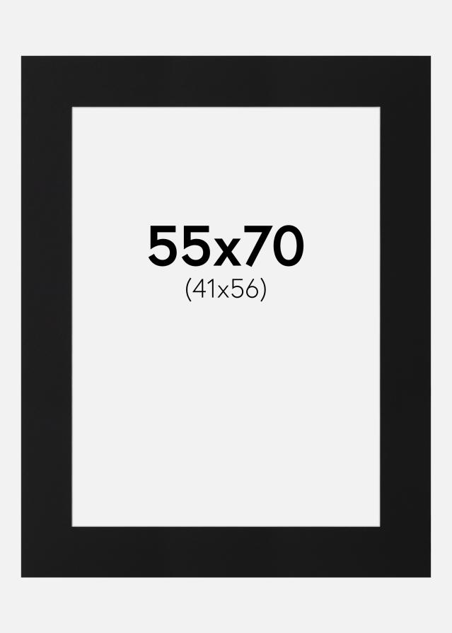 Pasparta Černý Standard (Bílé Jádro) 55x70 cm (41x56)