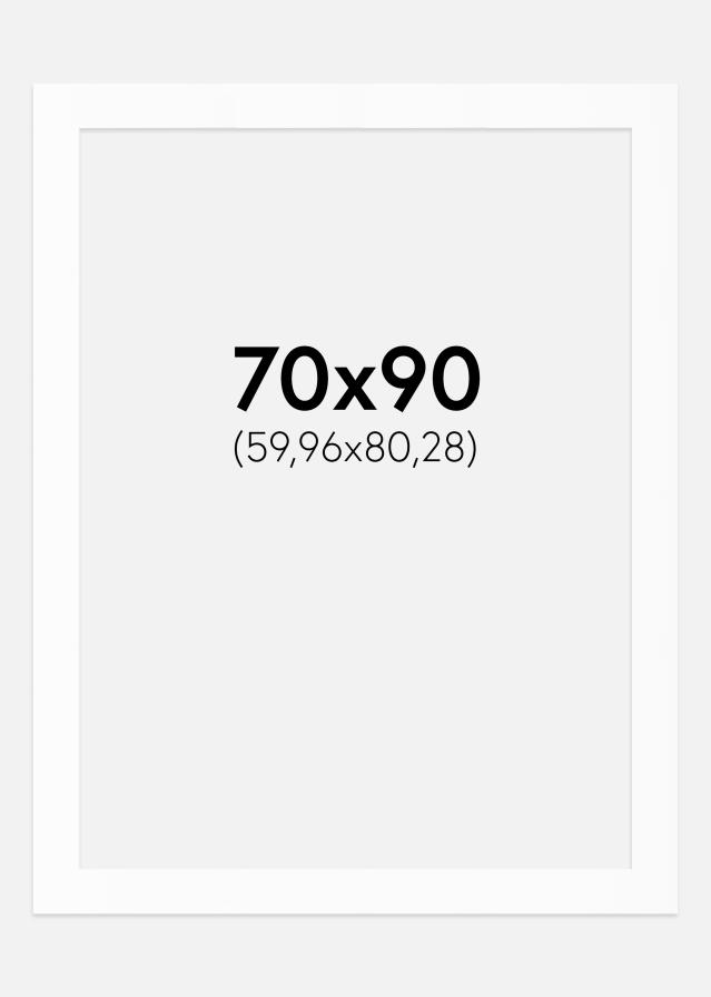 Pasparta Bílý Standard (Bílé Jádro) 70x90 cm (59,96x80,28)