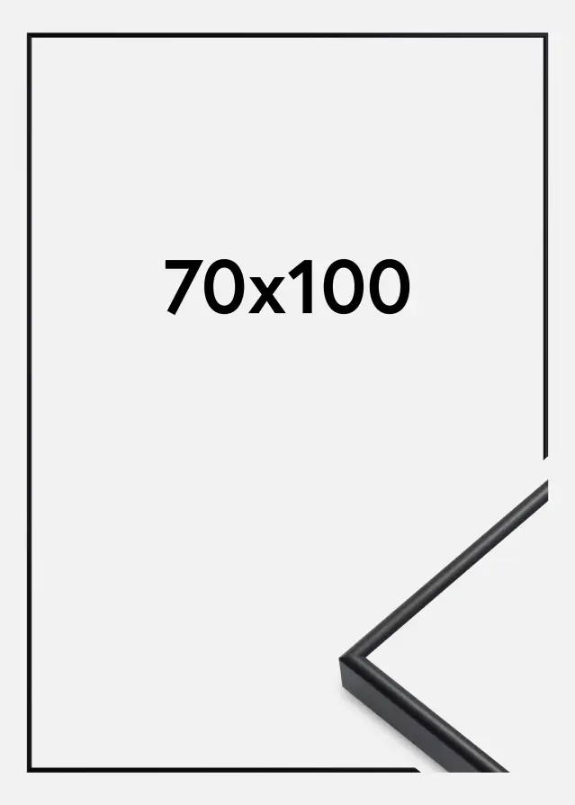 Rám Visby Akrylové sklo Cerná 70x100 cm
