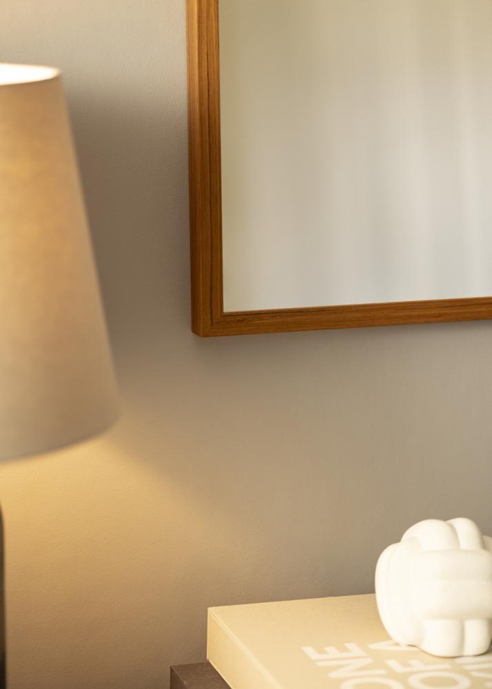 Zrcadlo Björkö - Teakové drevo - Vlastní rozmery