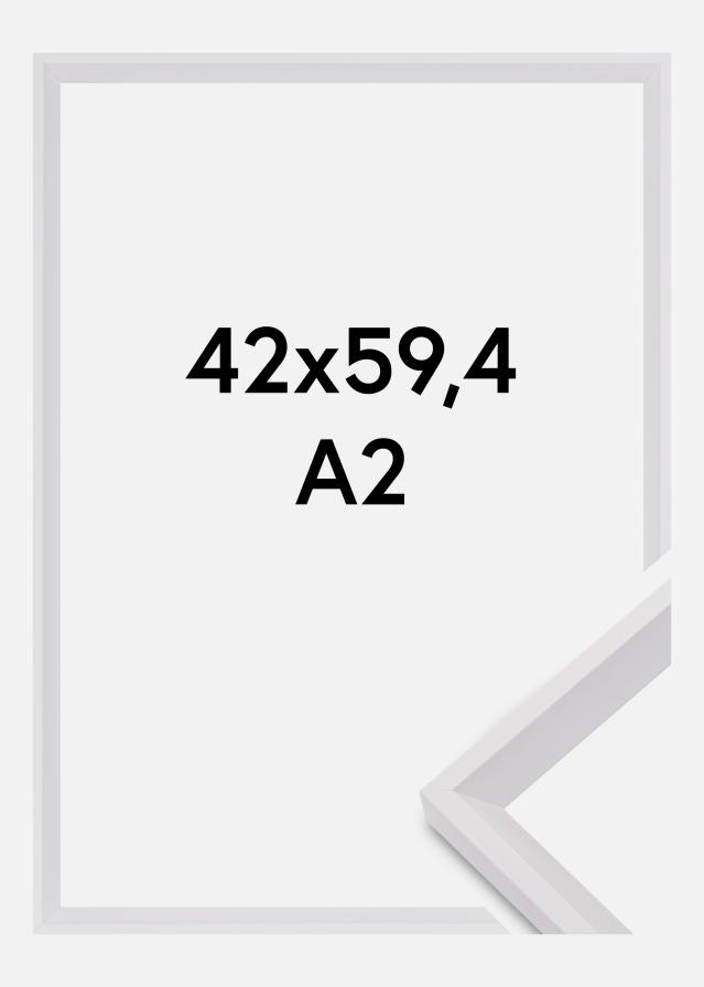 Rám Globe Akrylové sklo Bílá 42x59,4 cm (A2)