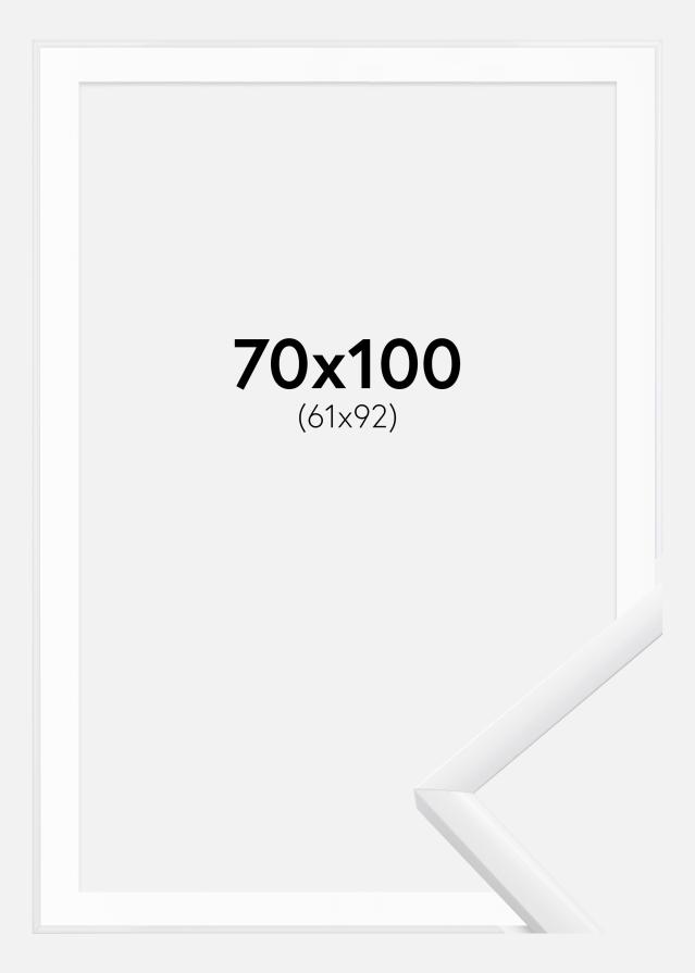 Rám New Lifestyle Bílá 70x100 cm - Pasparta Bílá 62x93 cm