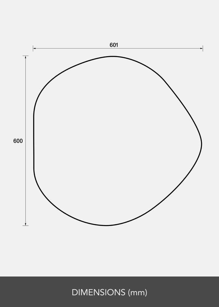 Zrcadlo Crystal Clear 60x60 cm