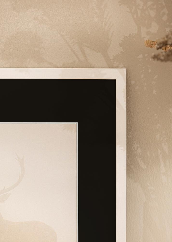 Rám Edsbyn Bílá 40x40 cm - Pasparta Cerná 10x10 inches