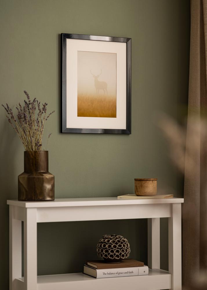 Rám Uppsala Cerná Vysoký lesk - Volitelná velikost