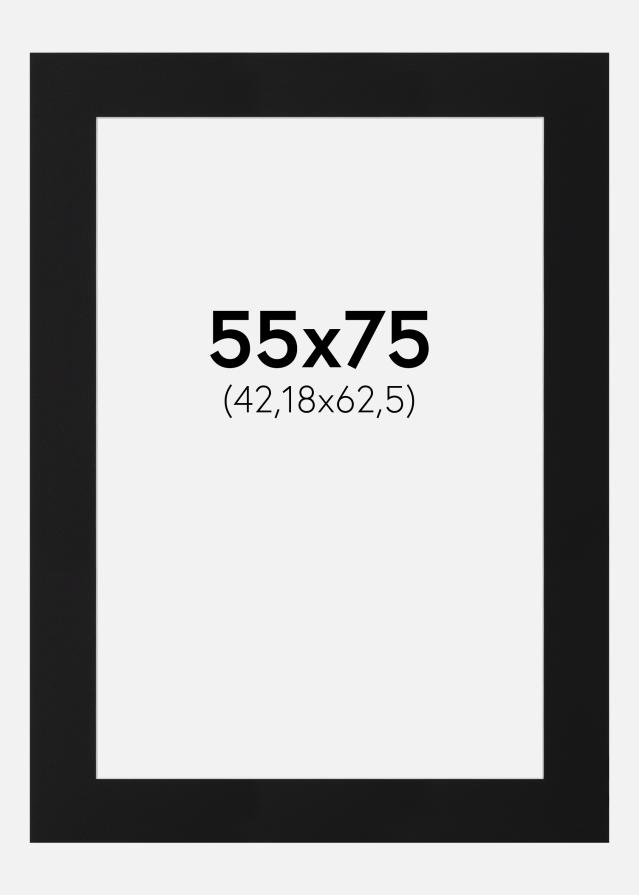 Pasparta Černý Standard (Bílé Jádro) 55x75 cm (42,18x62,5)