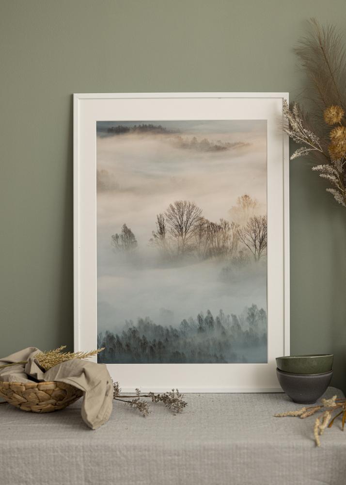 Rám Kaspar Bílá 50x70 cm - Pasparta Bílá 16x24 inches