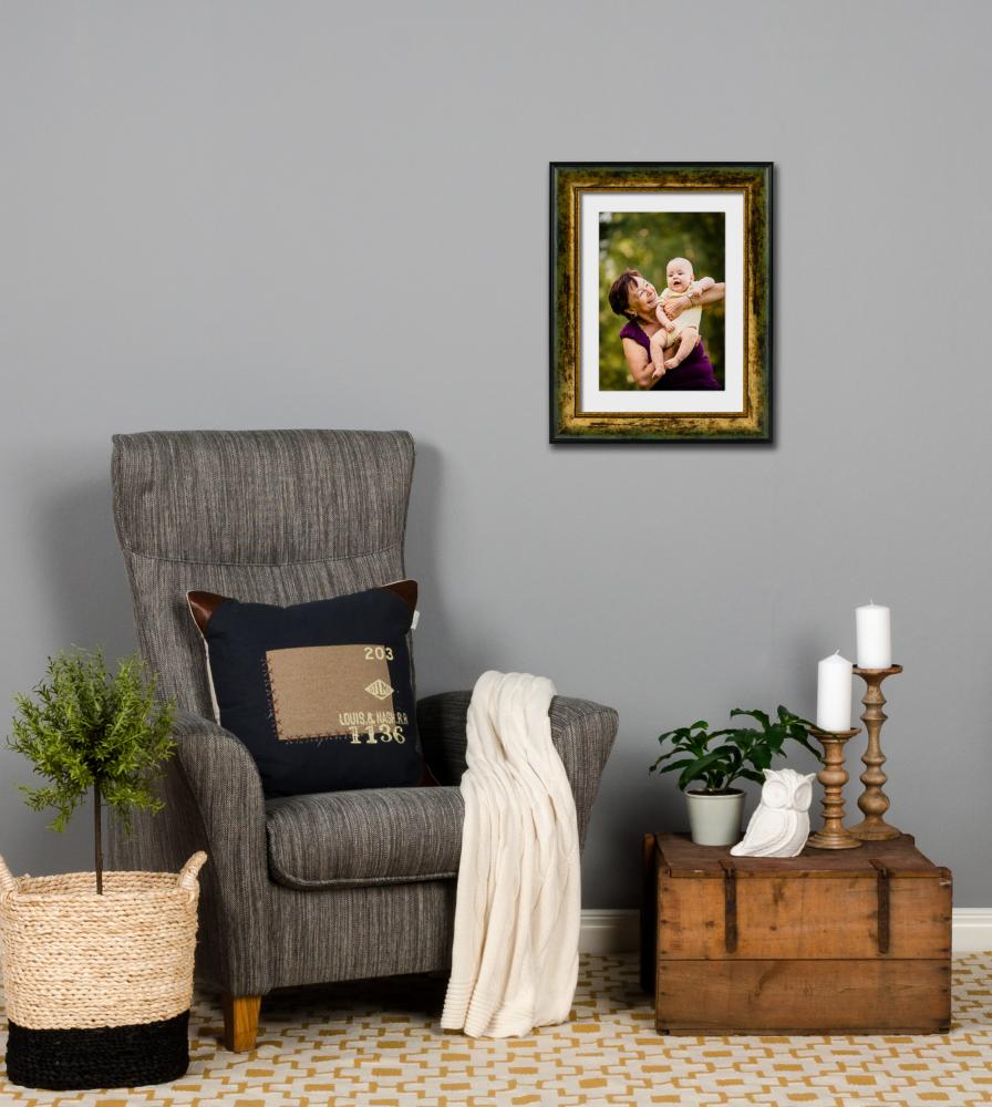 Rám Roxen Zlatá Malovaný - Volitelná velikost