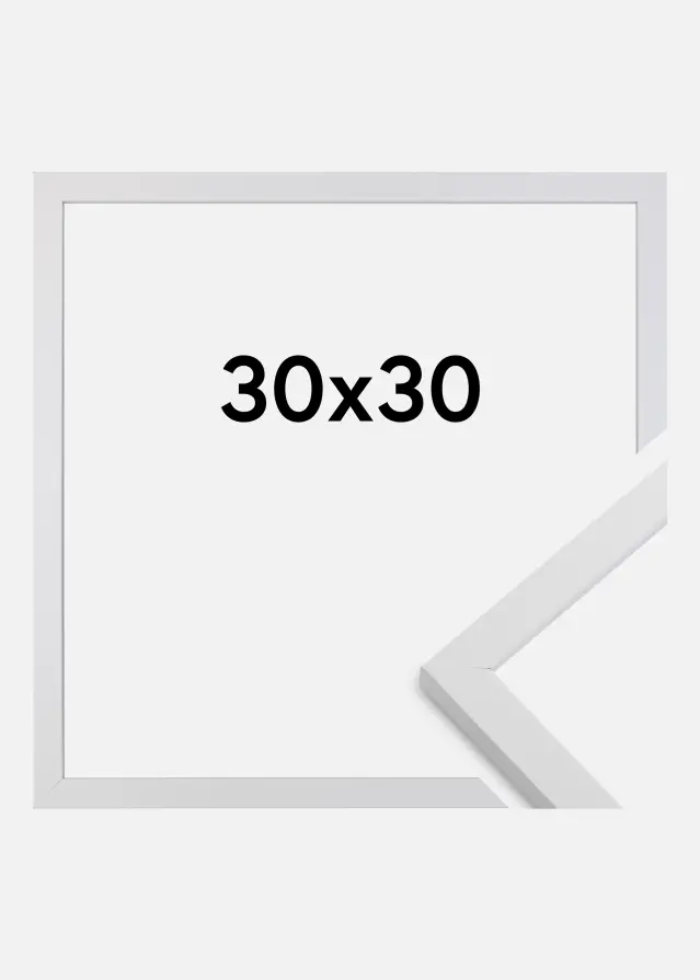 Rám Trendy Akrylové sklo Bílá 30x30 cm
