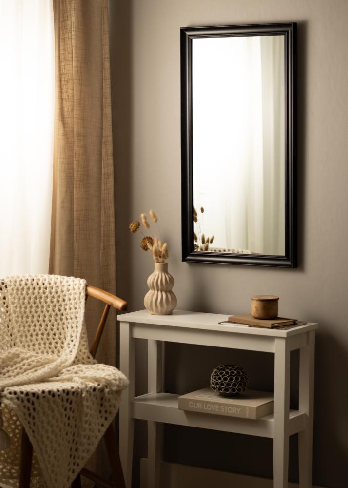 Zrcadlo Alice Cerná 40x80 cm