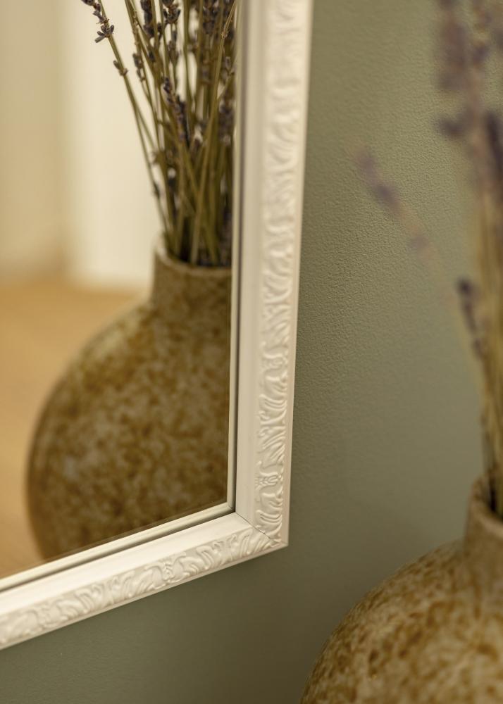 Zrcadlo Nostalgia Bílá 40x100 cm