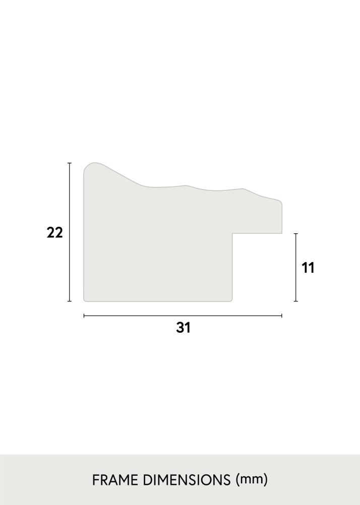 Zrcadlo Heby Stríbrná - Vlastní rozmery
