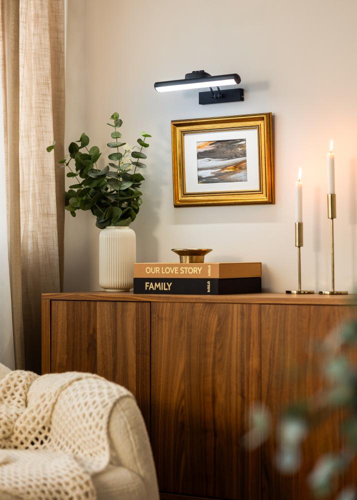 KAILA Gleam Bateriové Osvětlení Obrazu 32 cm - Černá