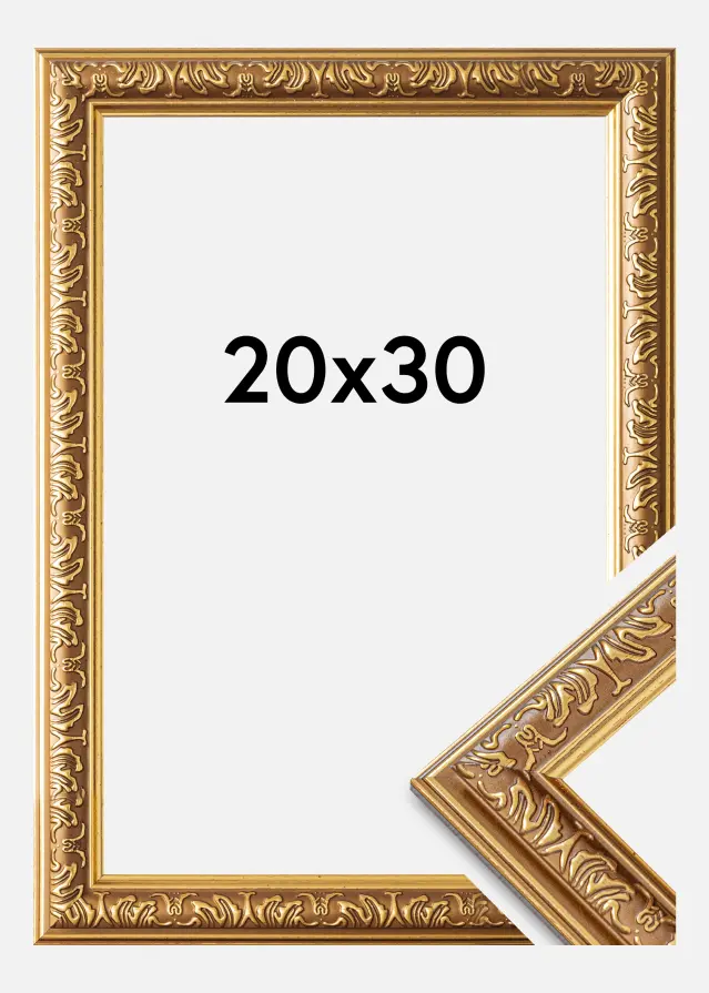 Rám Swirl Akrylové sklo Zlatá 20x30 cm