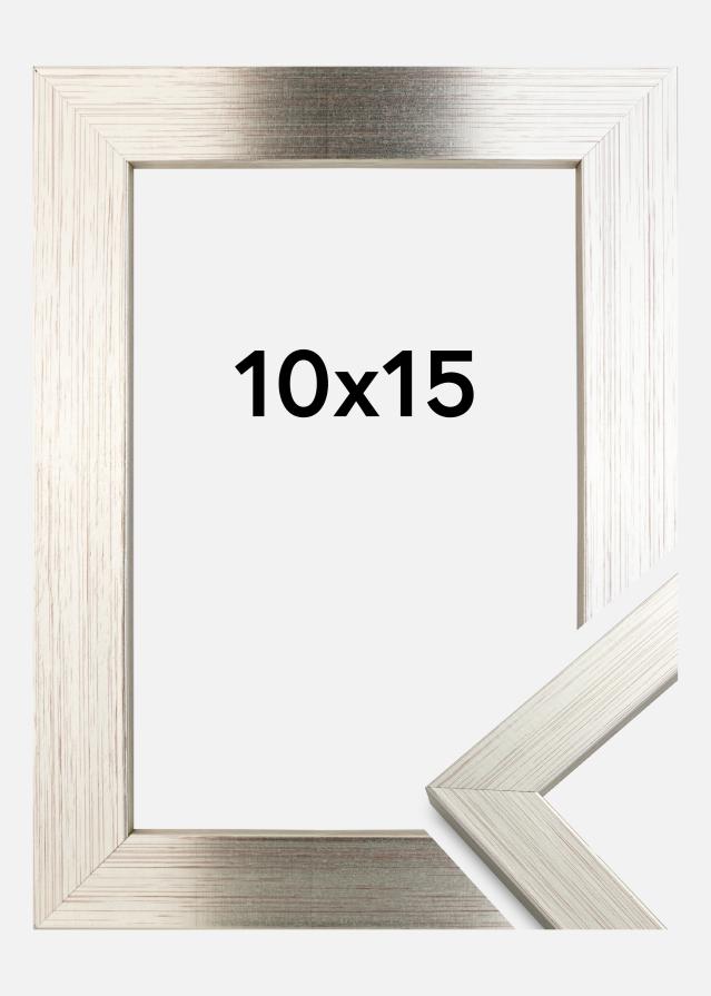 Rám Stríbrná Wood 10x15 cm