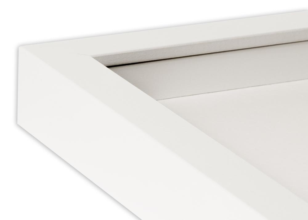 Zrcadlo Amanda Box Bílá - Vlastní rozmery