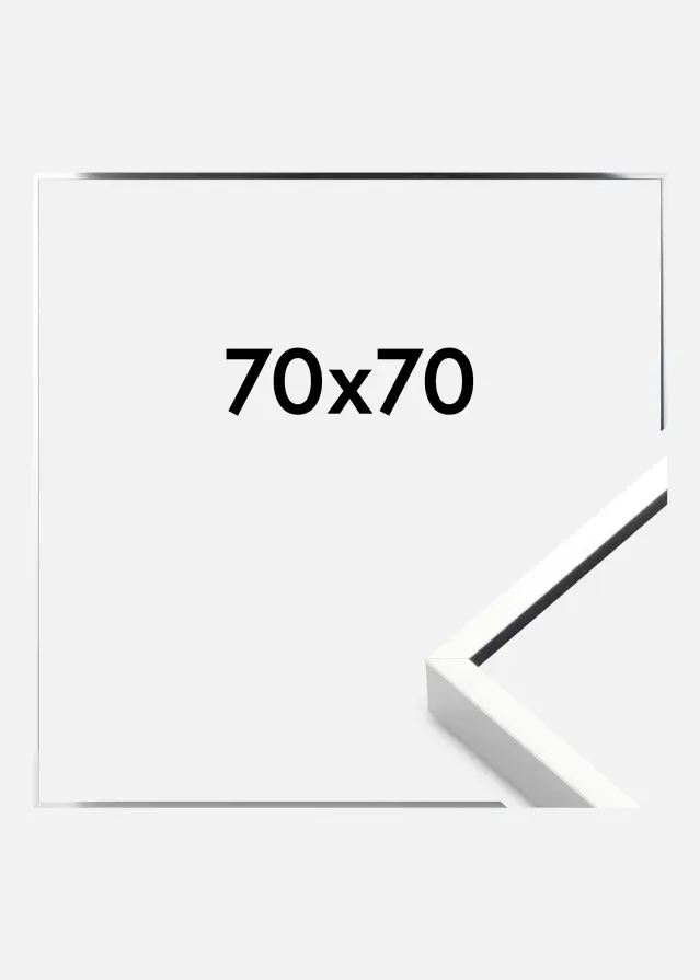 Rám Nielsen Premium Alpha Leskle Stríbrná 70x70 cm