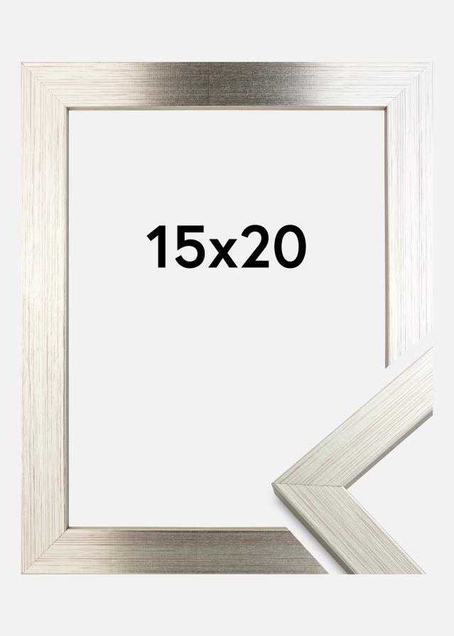Rám Stríbrná Wood 15x20 cm