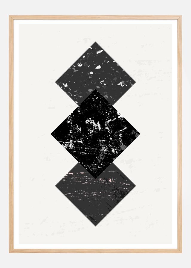 Abstract Squares I Plakát