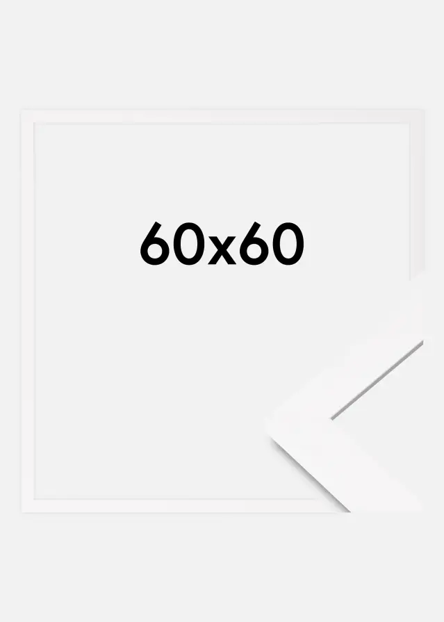 Rám BGA Classic Akrylové sklo Bílá 60x60 cm