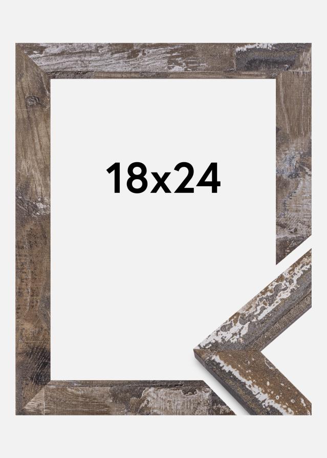Rám Superb Hnedé drevo 18x24 cm