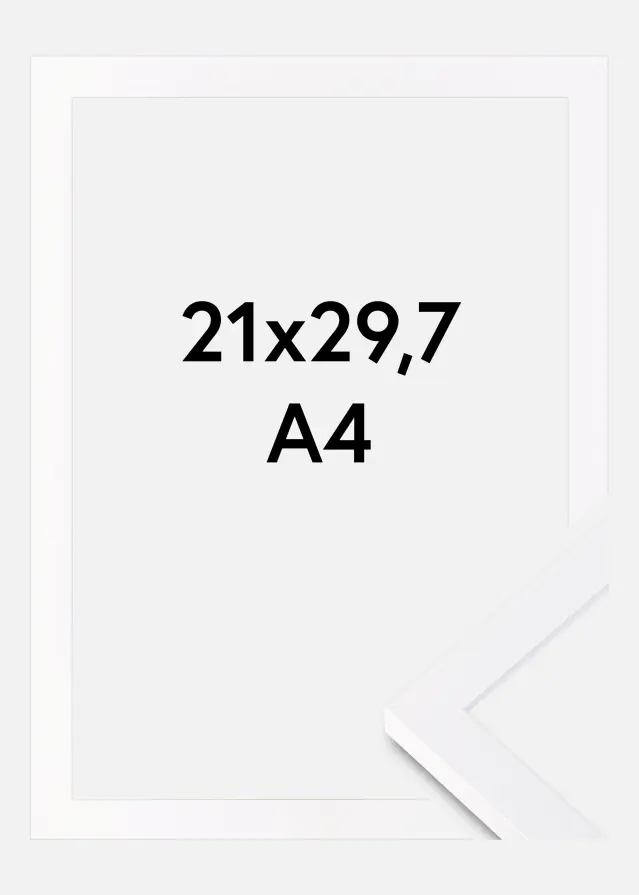 Rám Selection Akrylové sklo Bílá 21x29,7 cm (A4)